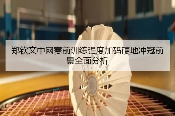 郑钦文中网赛前训练强度加码硬地冲冠前景全面分析（YIDE）